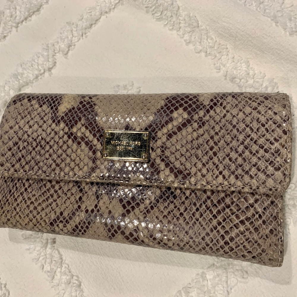 Authentic Snakeskin Michael Kors wallet